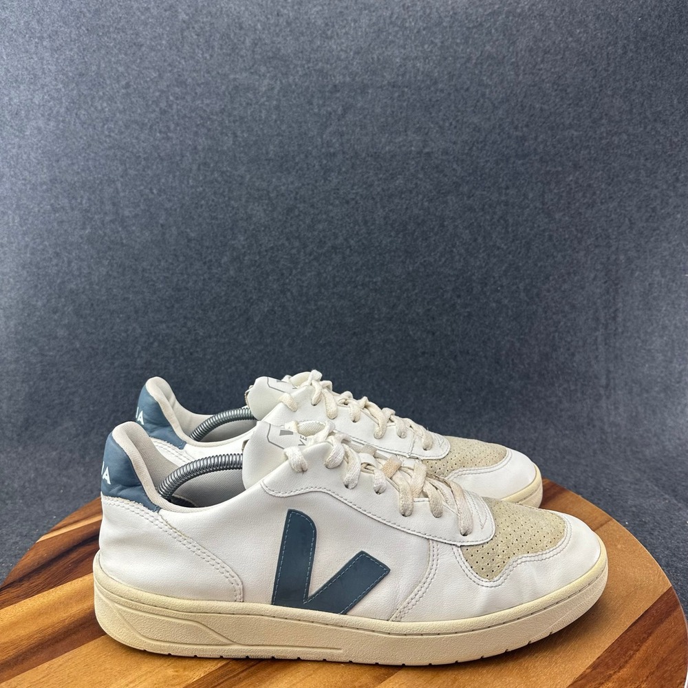 VEJA V-10 CWL Trainers White California Low Top Sneakers Athletic Mens Size 11.5